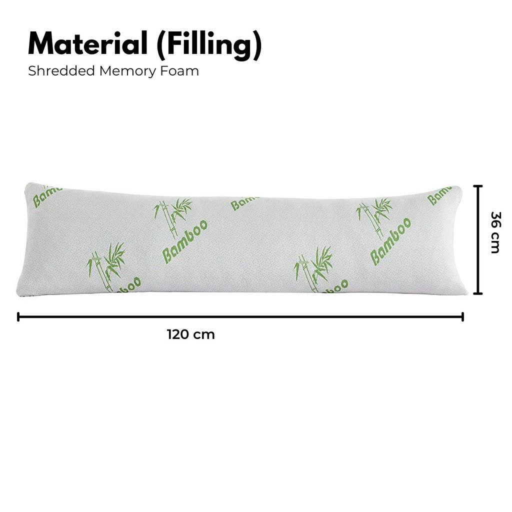 Memory Foam Full Length Body Pillow