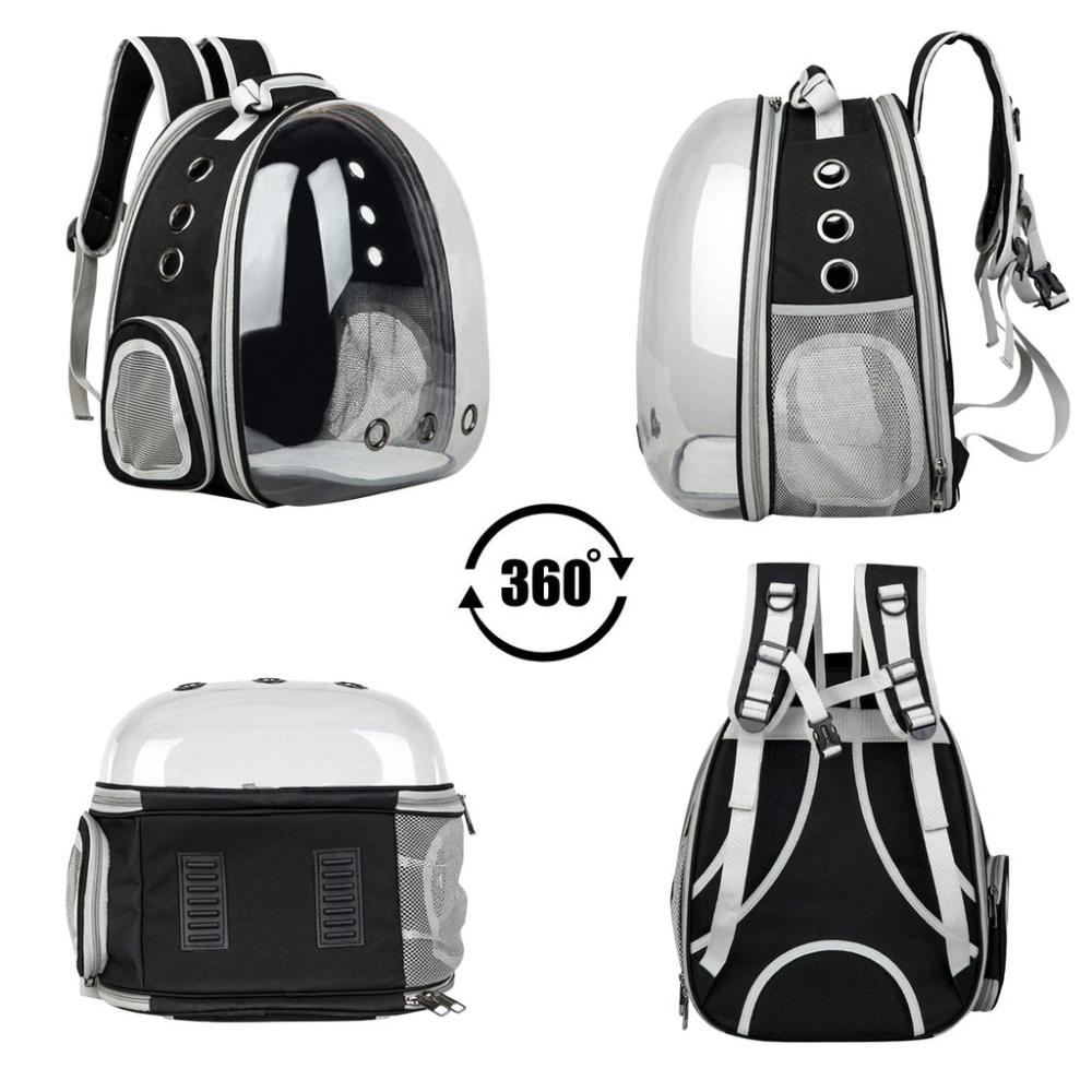 Expandable Space Capsule Backpack - (Black)