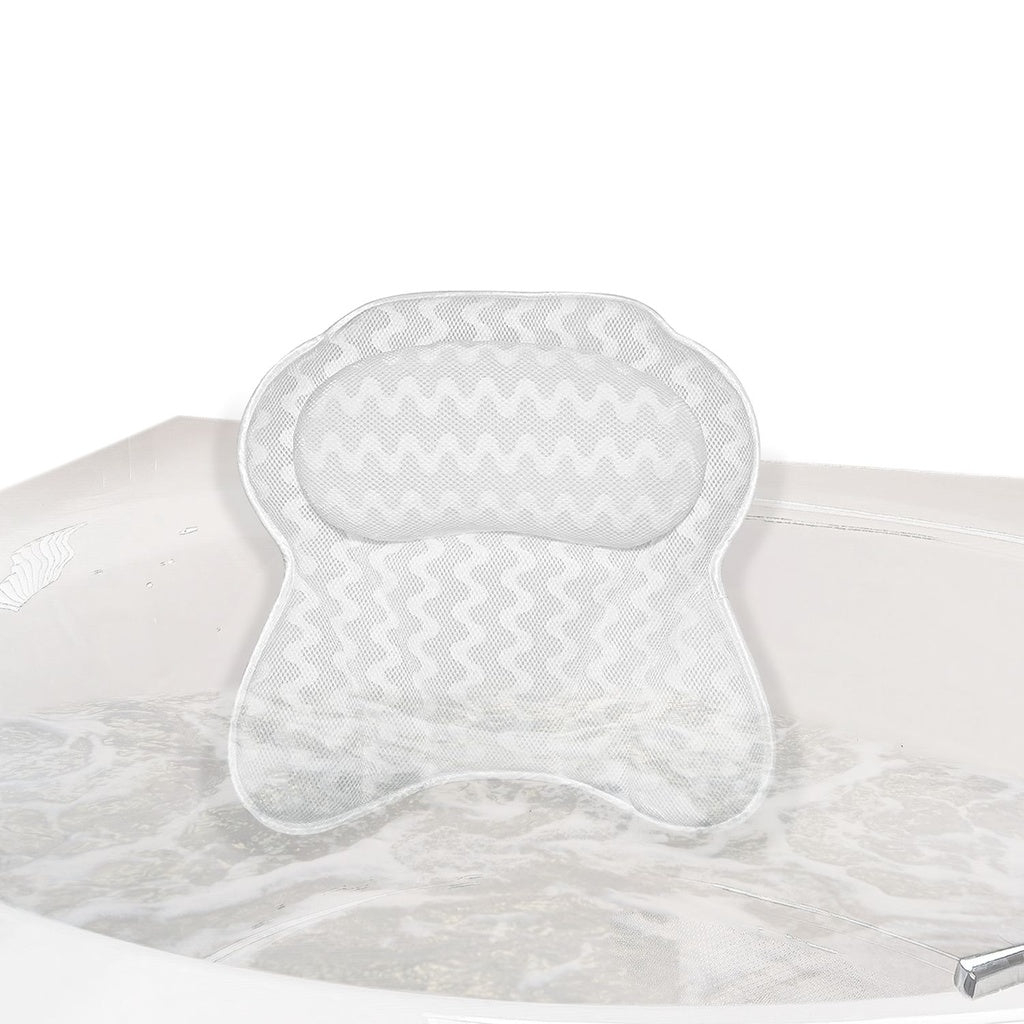 Butterfly 4D Mesh Bathtub Pillow Spa 6 Suction Cups