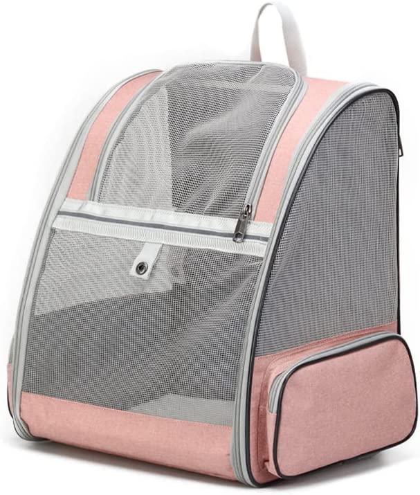 Comfortable Travel Pet Backpack - (Pink)