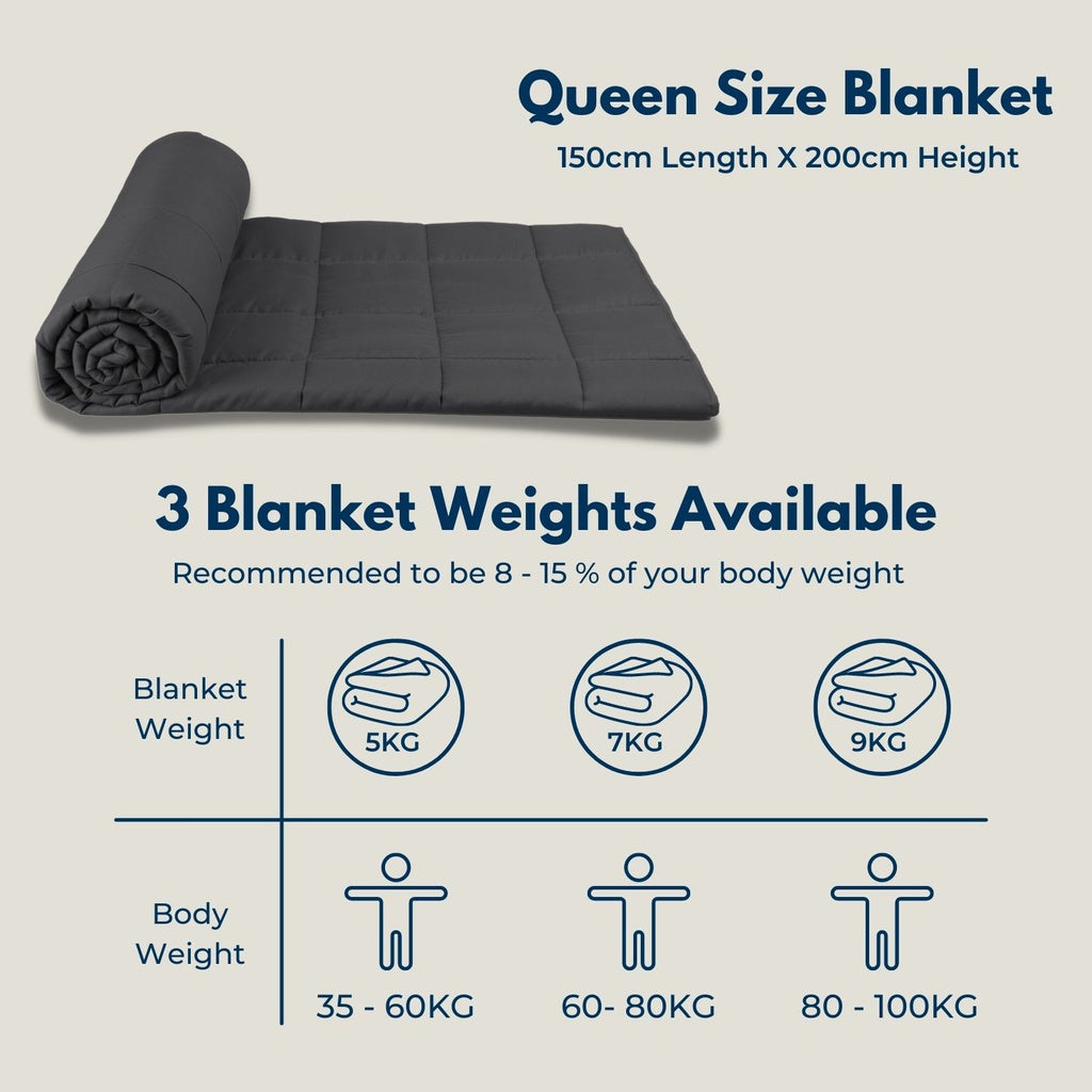 Weighted Blanket 5KG - Light Grey