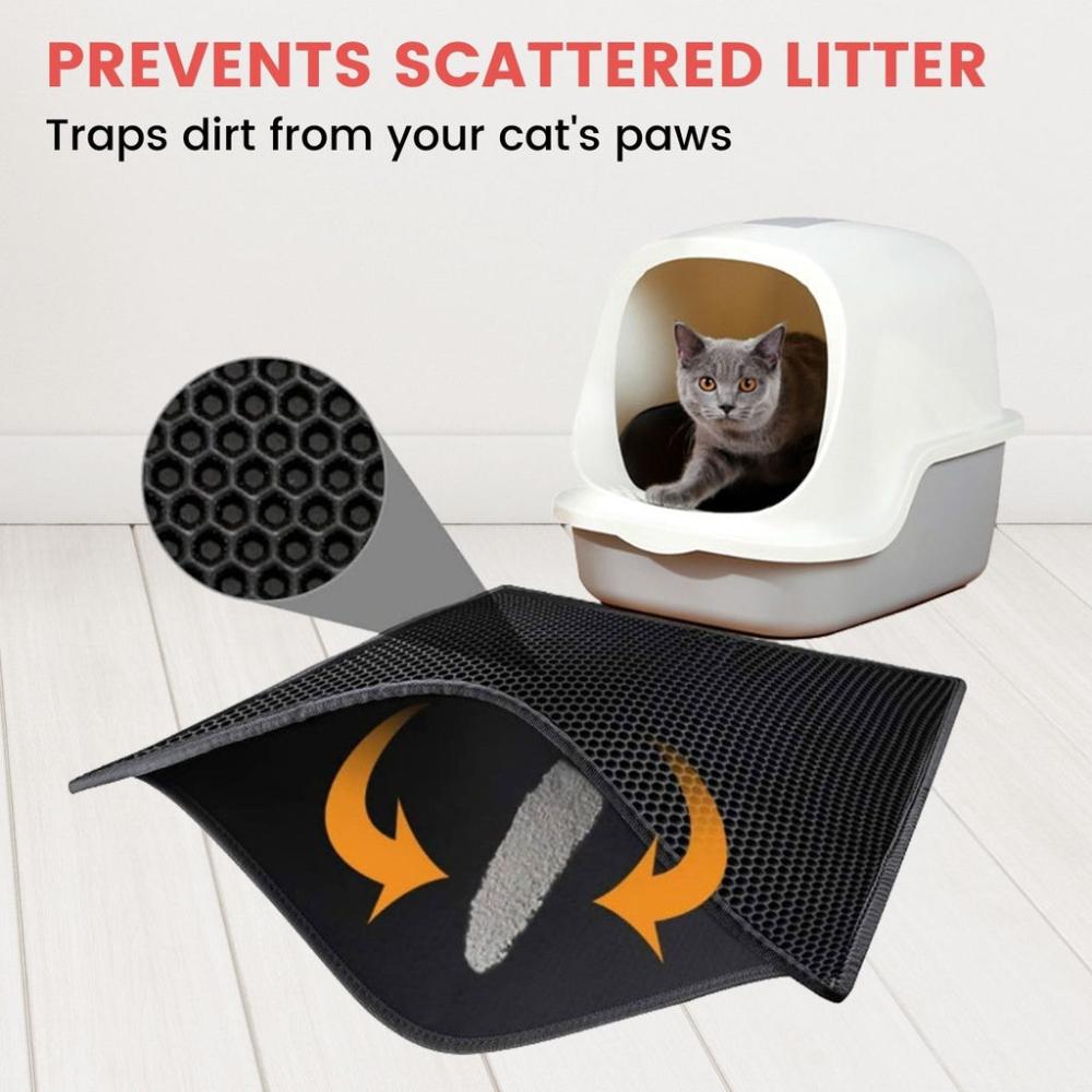 Waterproof Bone Shape Litter Pet Mat