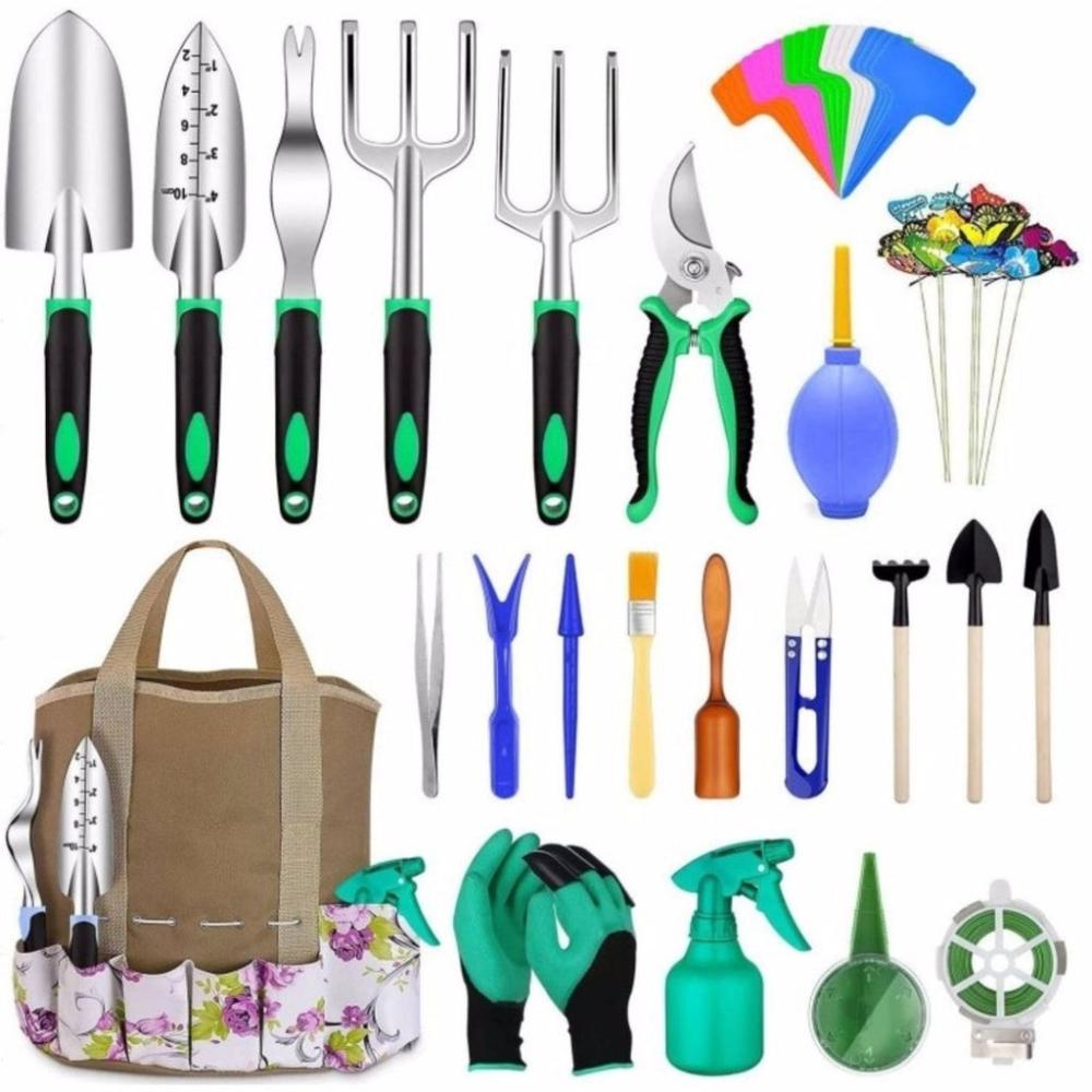 Ergonomic Garden Tools Set - 52 Pcs