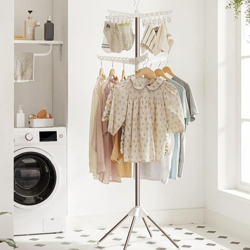 2-Tier Clothes Drying Rack for 27 Pieces of Clothes