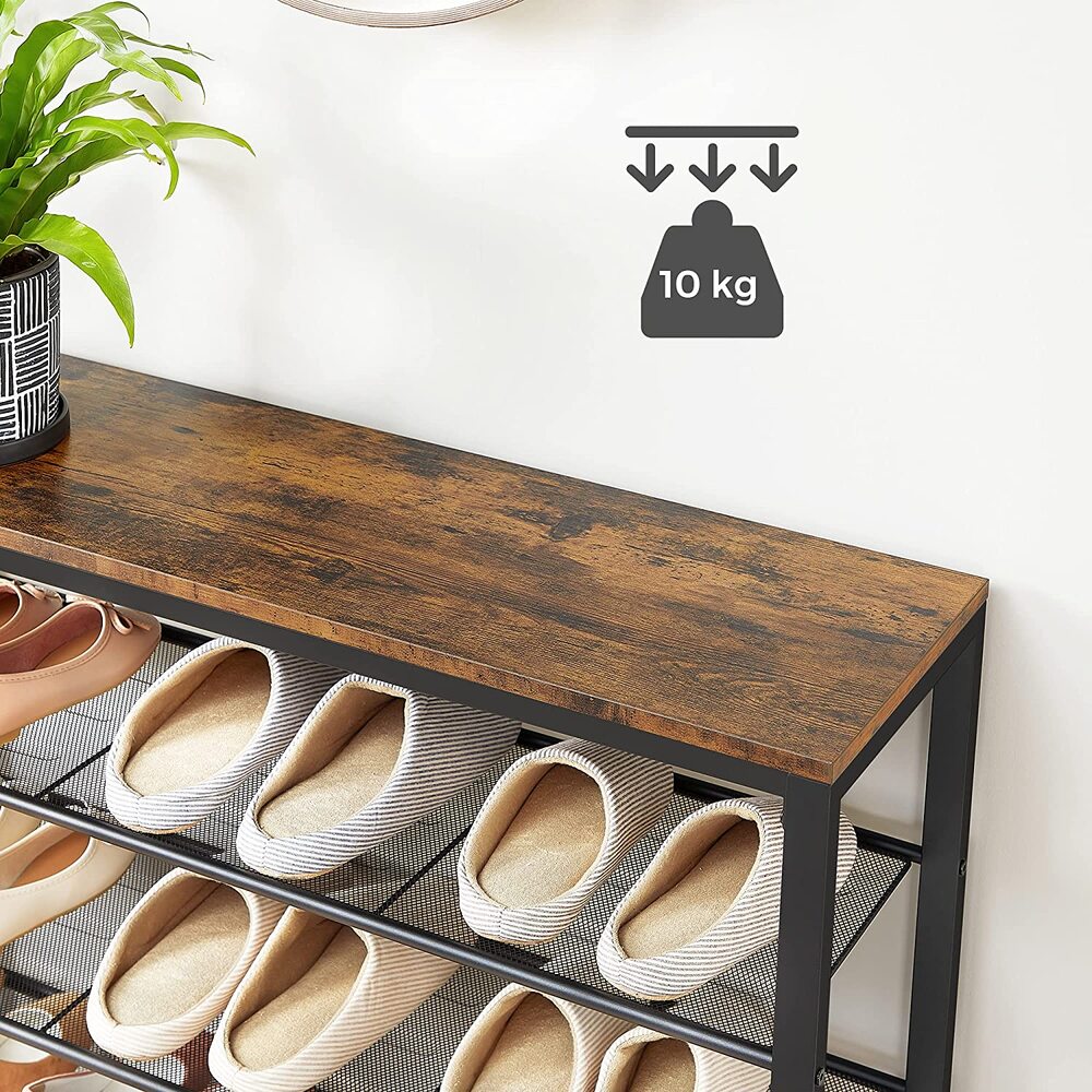 Beautifully-Finish 5 Tier Shoe Rack