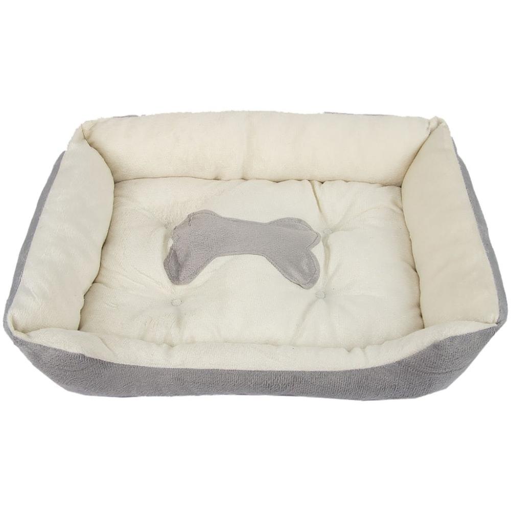 Soft & Comfortable Pet Bed Bone (Small - Grey)