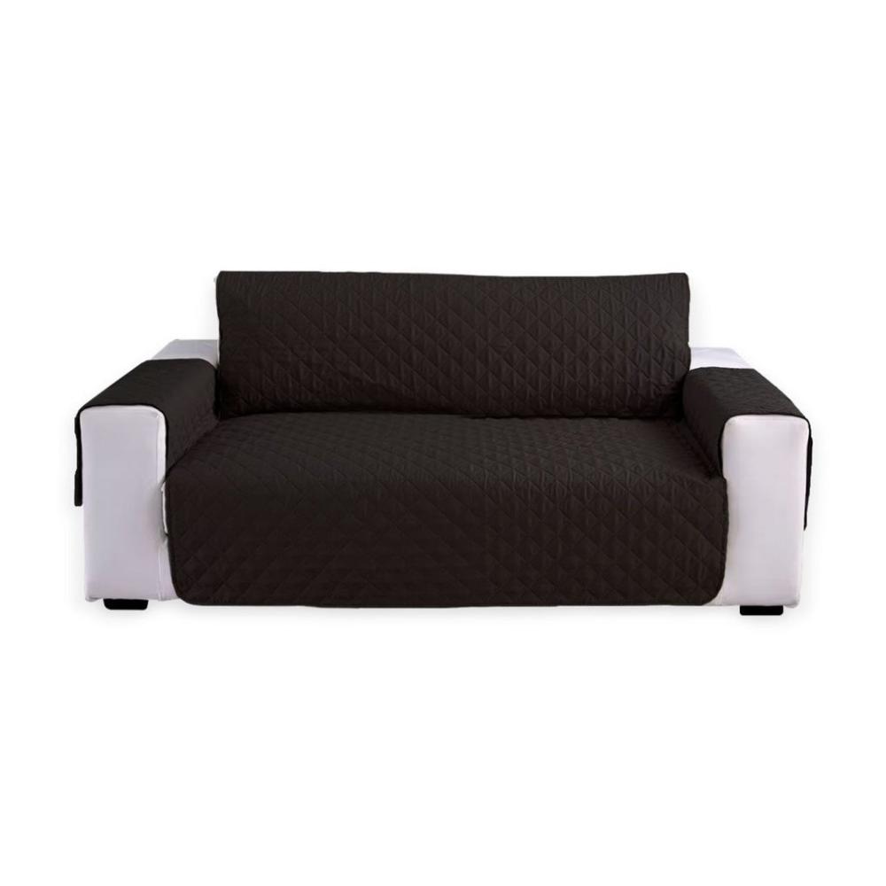 Durable Pet Sofa Cover 2 Seat (Black)