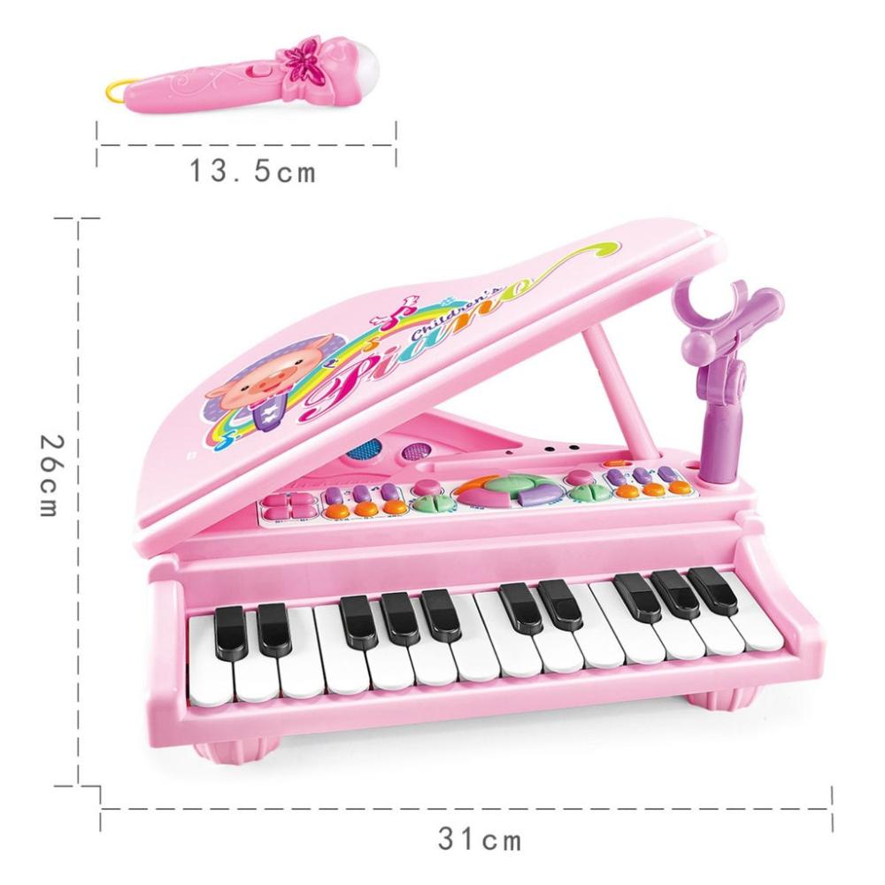 Kids Piano Keyboard Music Toys (Pink)