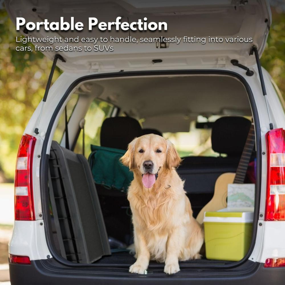 Foldable Non-Slip Surface Dog Ramp for Car