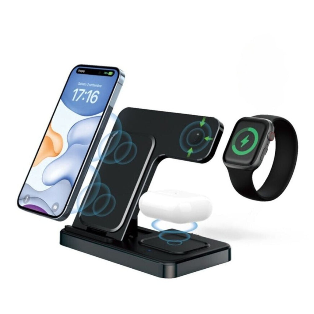 Portable Design 3 in 1 Wireless Charger