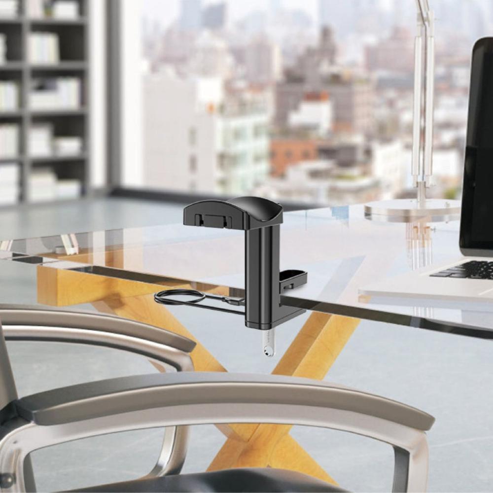 Multifunction Headphone Stand & Hanger (Black)