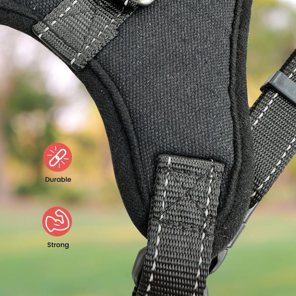 Reliable Dog Harness M Size (Black)