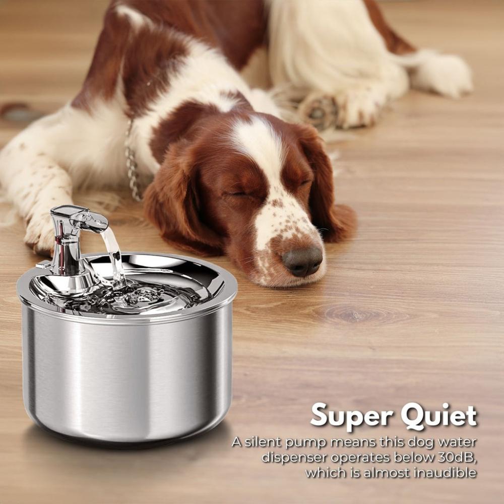 2L Stainless Steel Pet Water Fountain