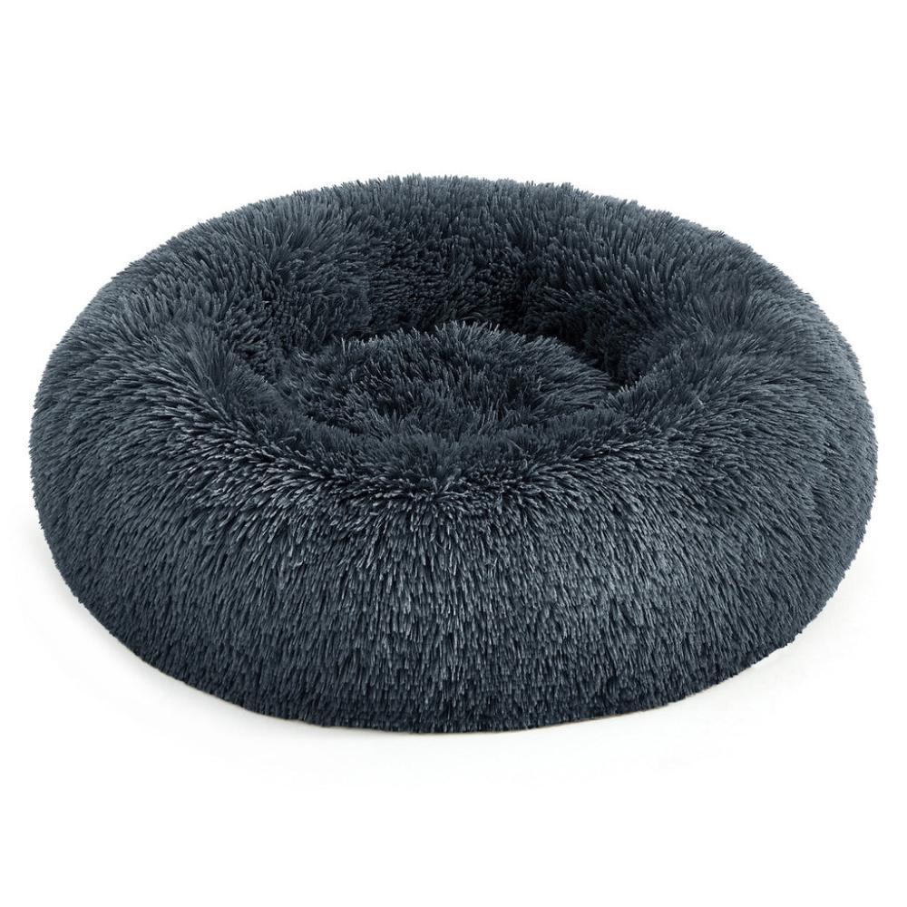 Dog Bed with Removable Washable Cushion - Dark Gray 60cm