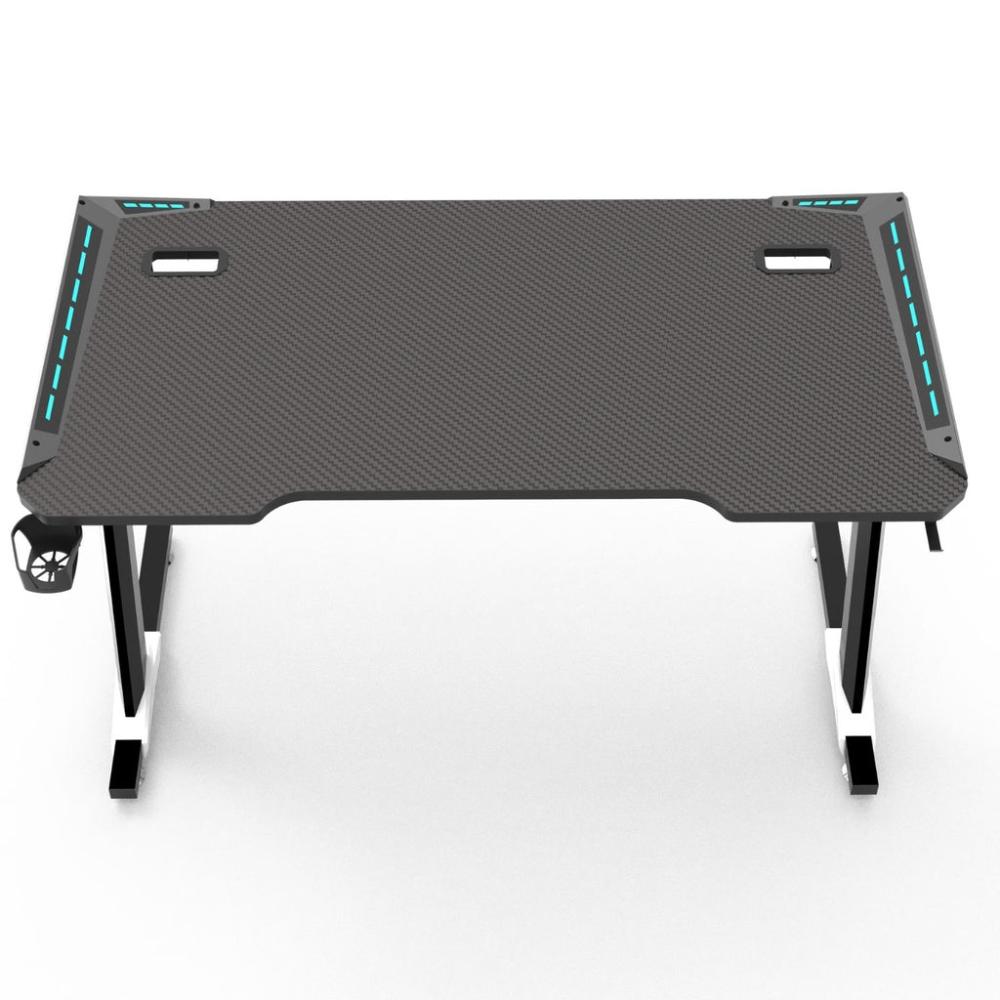 RGB Gaming Desk Z Shape Black - 100cms