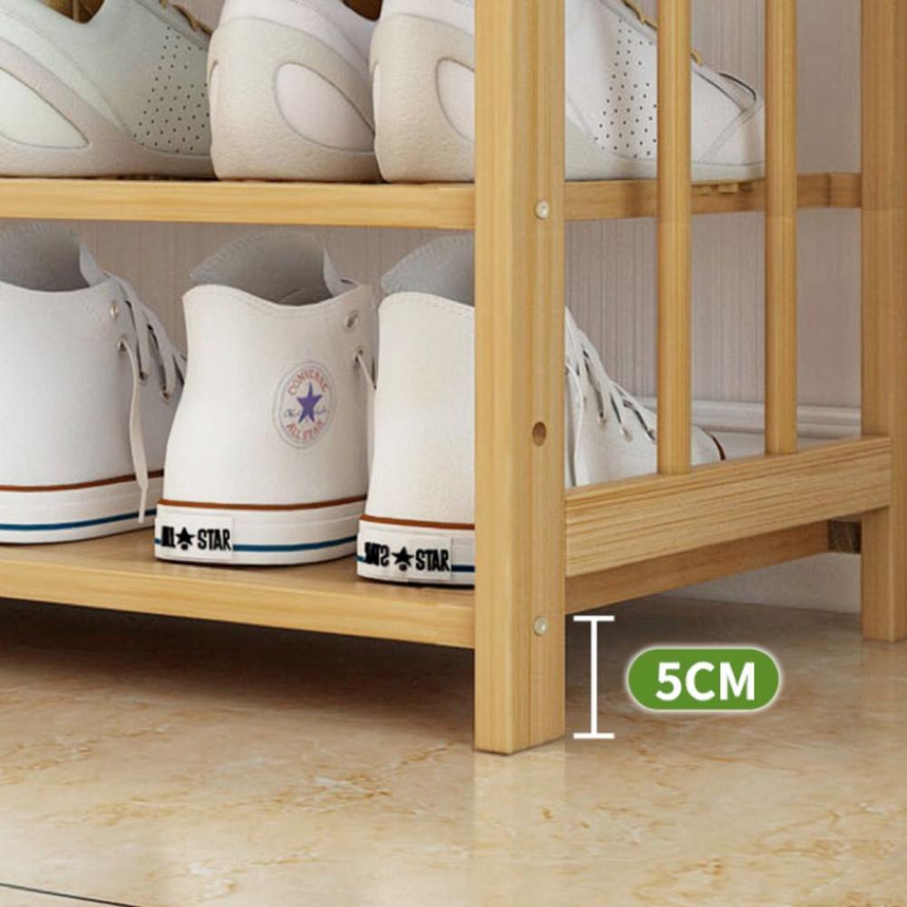 10-Tiers Eco-Friendly Bamboo Shoe Rack