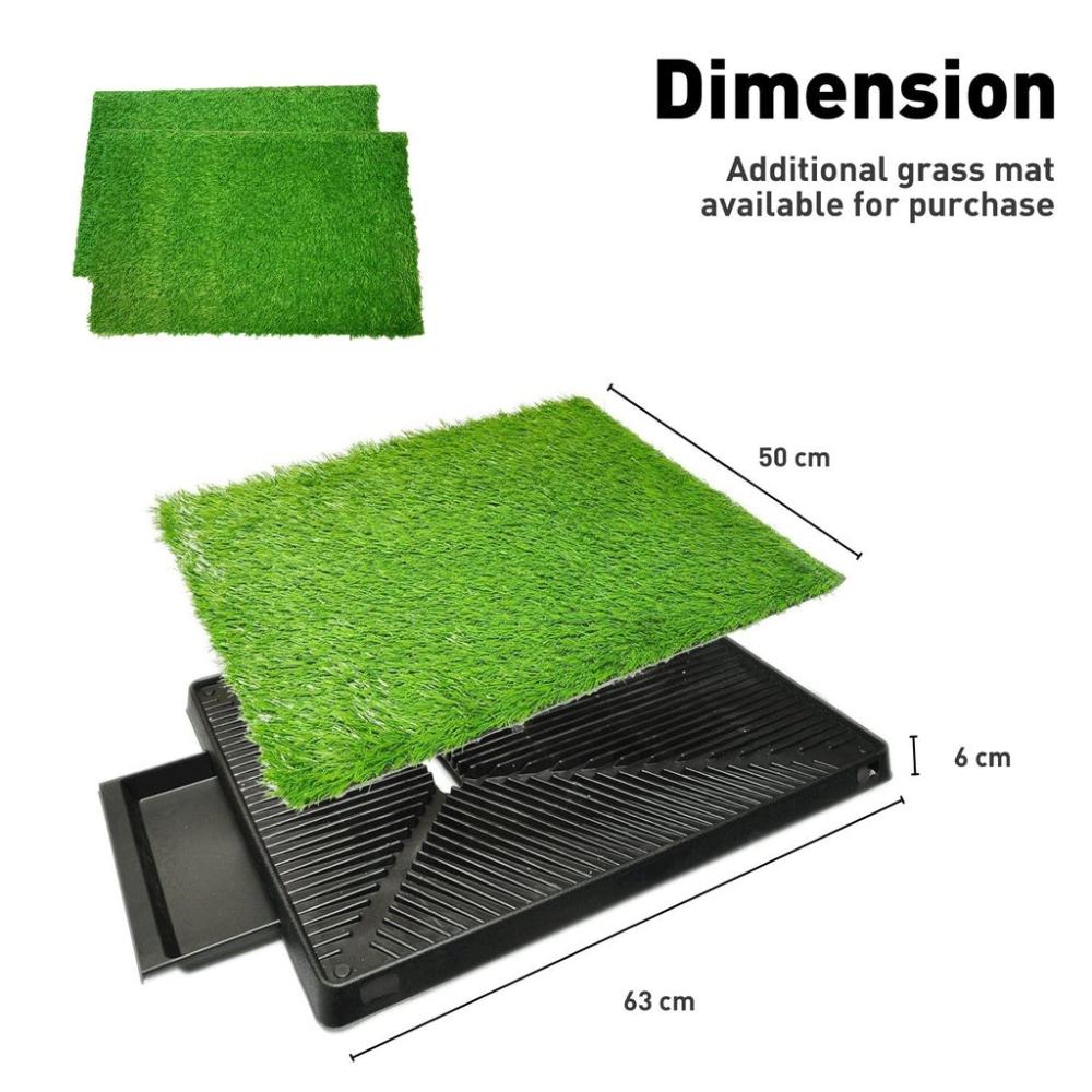 Pet Grass Training Potty Grass Mat - 2 Pieces