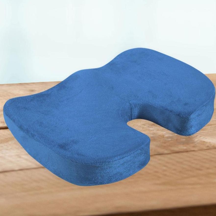 Memory Foam Seat 'U' Shape - Navy Blue