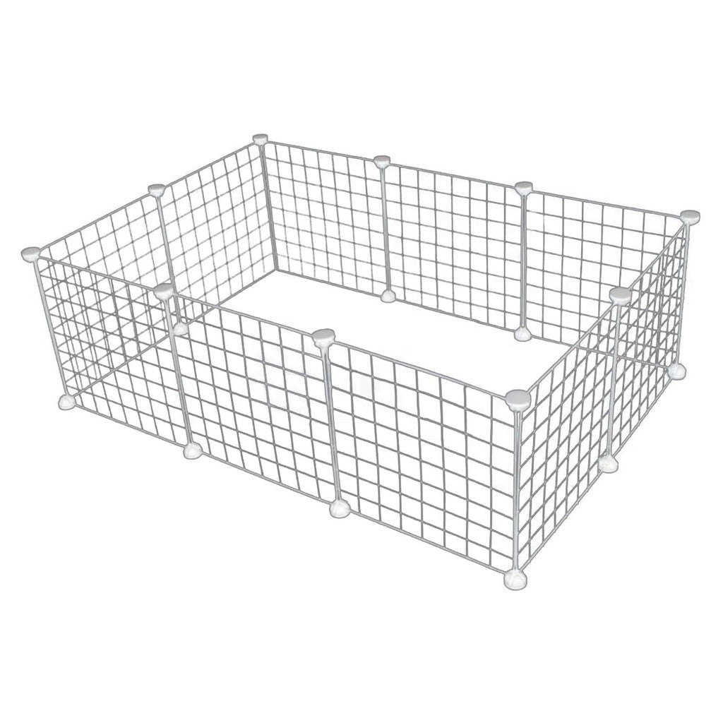 Elegant Design Small Pet Playpen (White)