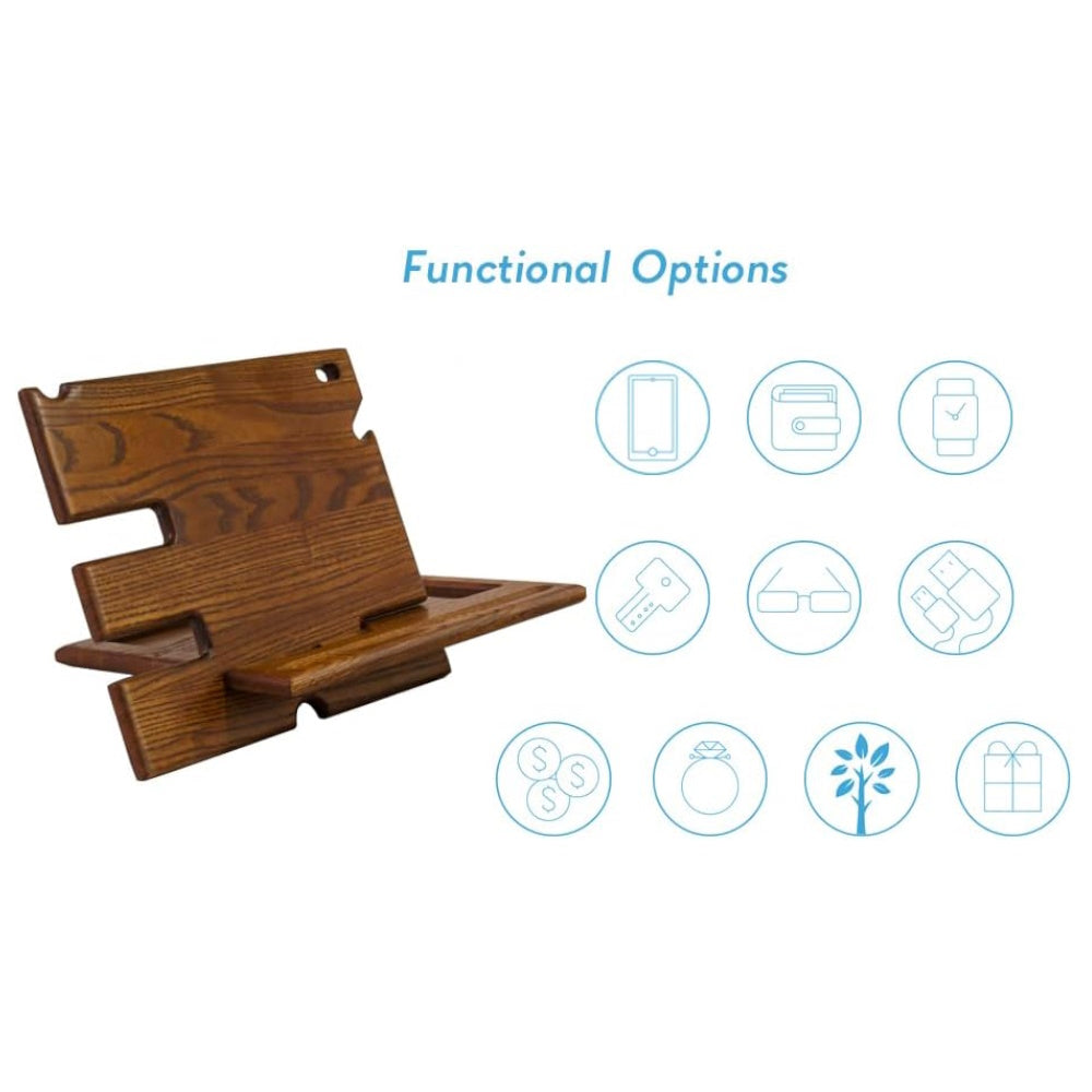 Multifunctional Phone Docking Station (Brown)