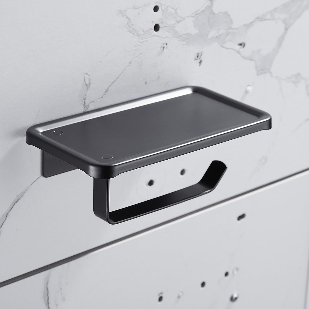 Toilet Roll Holder - Black