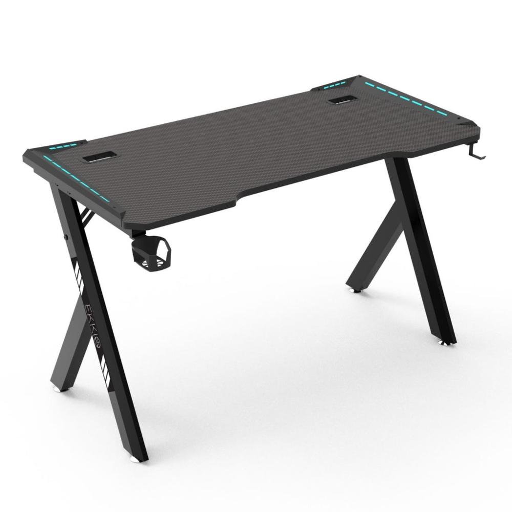 RGB Gaming Desk Y Shape - Black 140cms