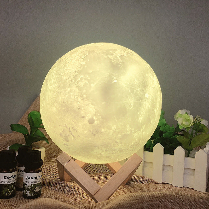 Multi-Colored Moon Lamp - 12cms