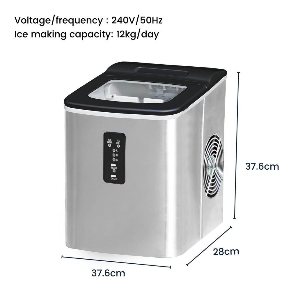 Ice Maker Machine Stainless Steel - 2L