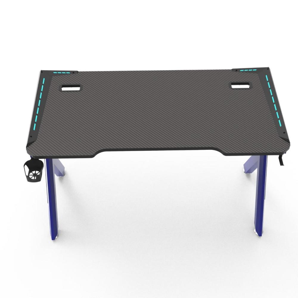 RGB Gaming Desk Y Shape Blue - 140cms