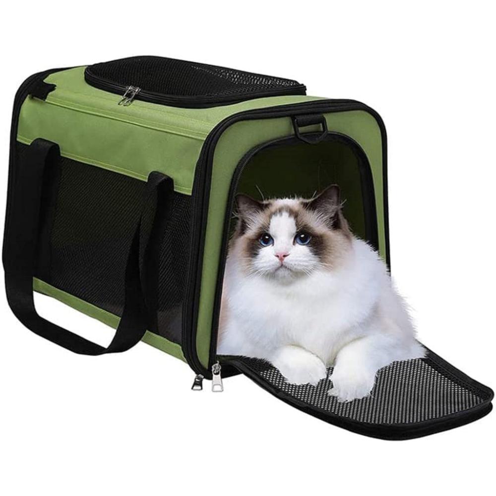 Portable Pet Carrier-L Size (Green)