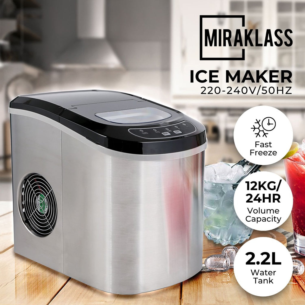 Ice Maker Machine Stainless Steel - 2.2L