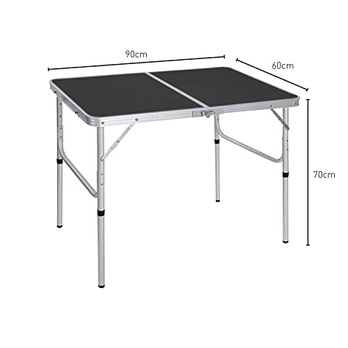 Camping Table 90cms - Black