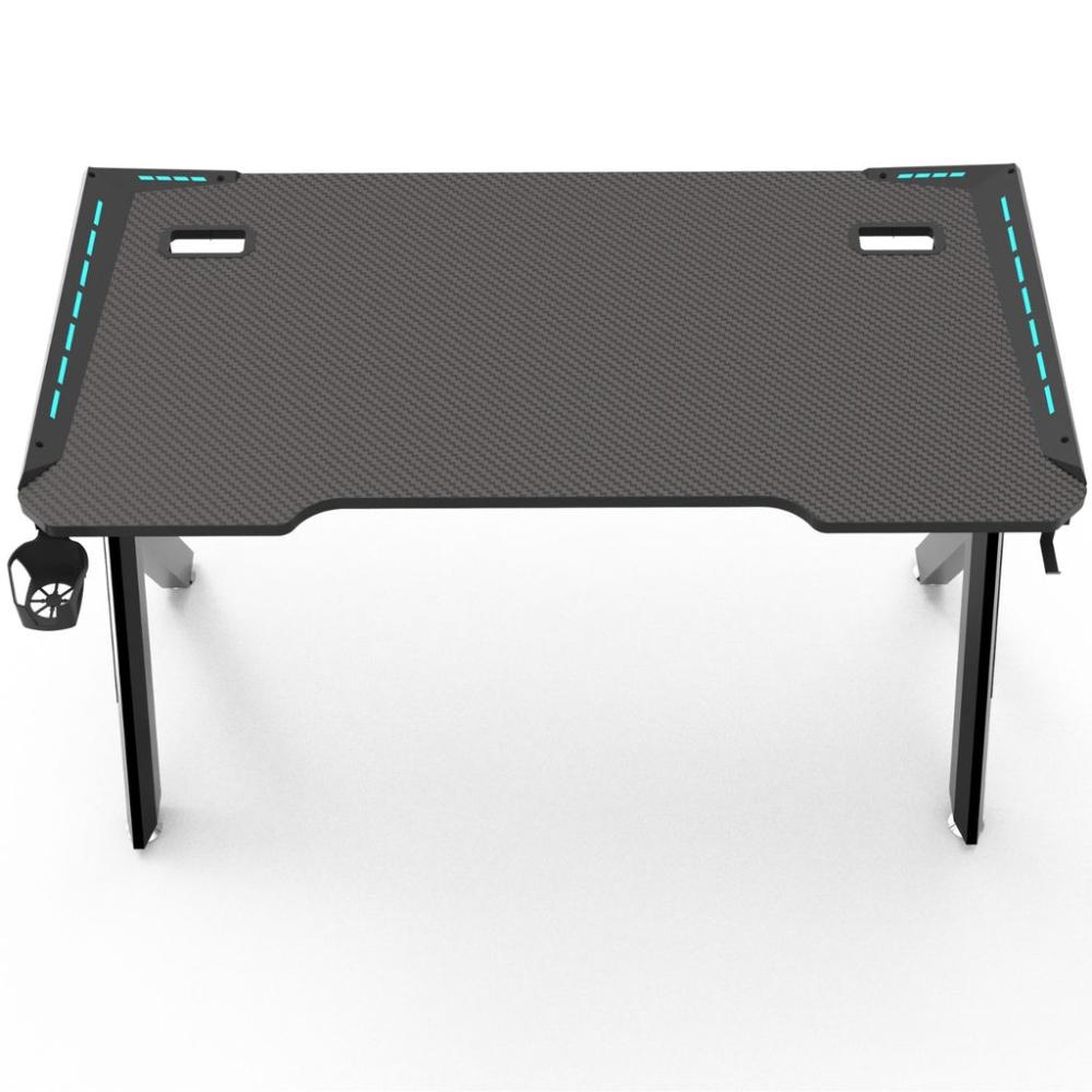 RGB Gaming Desk Y Shape - Black 140cms