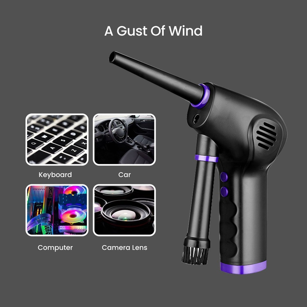 LED Light Cordless Air Duster - 38000RPM