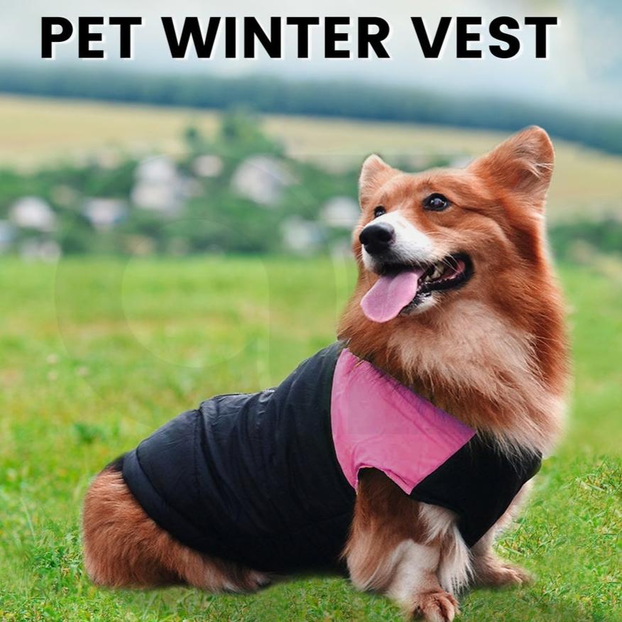 Waterproof Pet Winter Vest (4XL Purple)