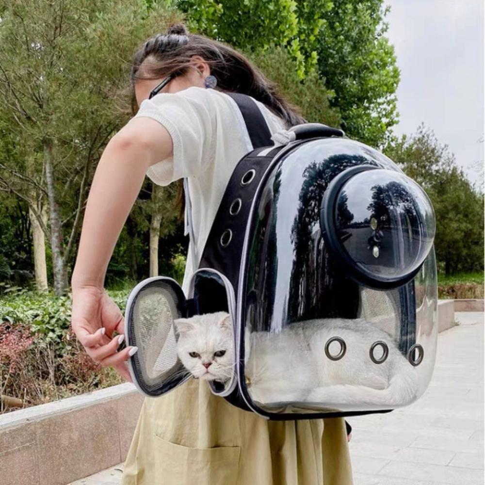 Expandable Space Capsule Backpack - (Black)