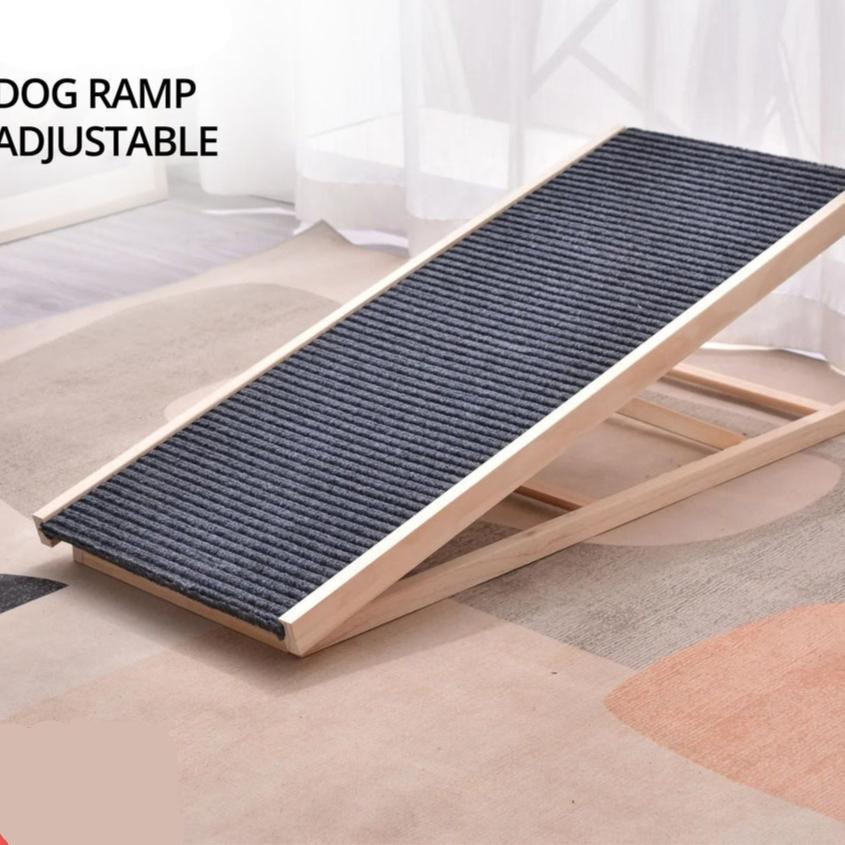 Wooden Adjustable Pet Ramp 100 x 45 cm