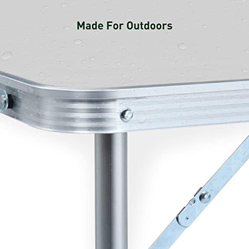 Camping Table 90cms - Silver