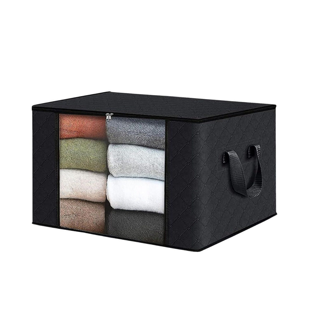 Clothes Storage Bag with Handles Pack of 6 - 90L