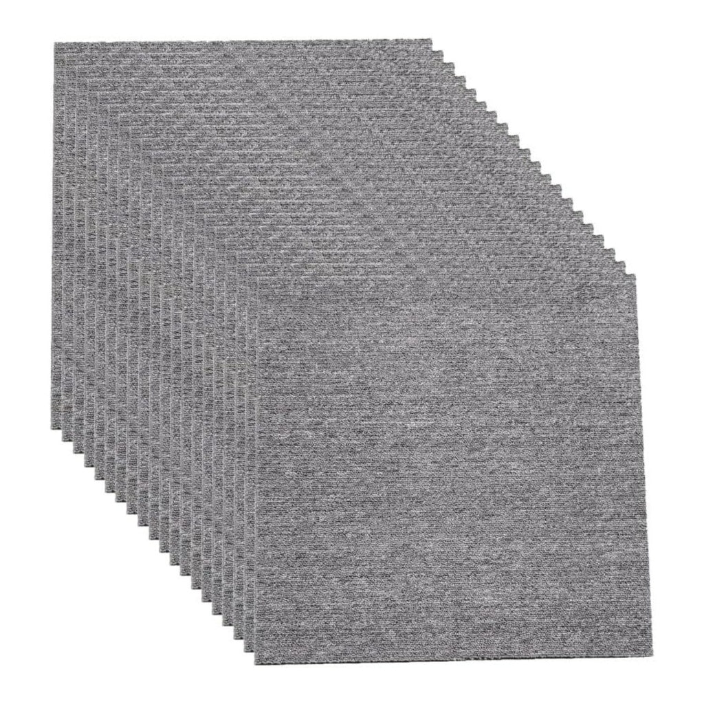 Commercial Retail Office Flooring Carpet Tiles 50x50cms -20pcs (Grey)