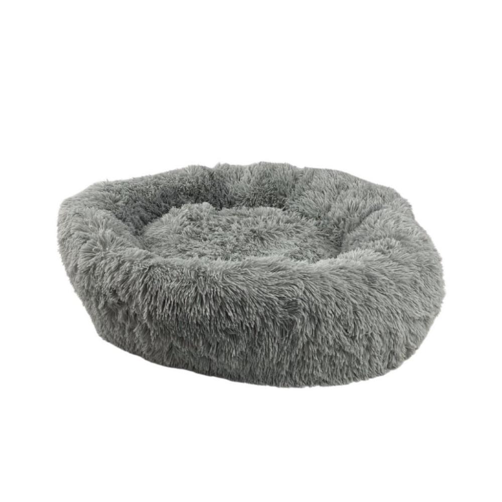 Soft Cozy Round Pet Bed XL 100cms (Light Grey)