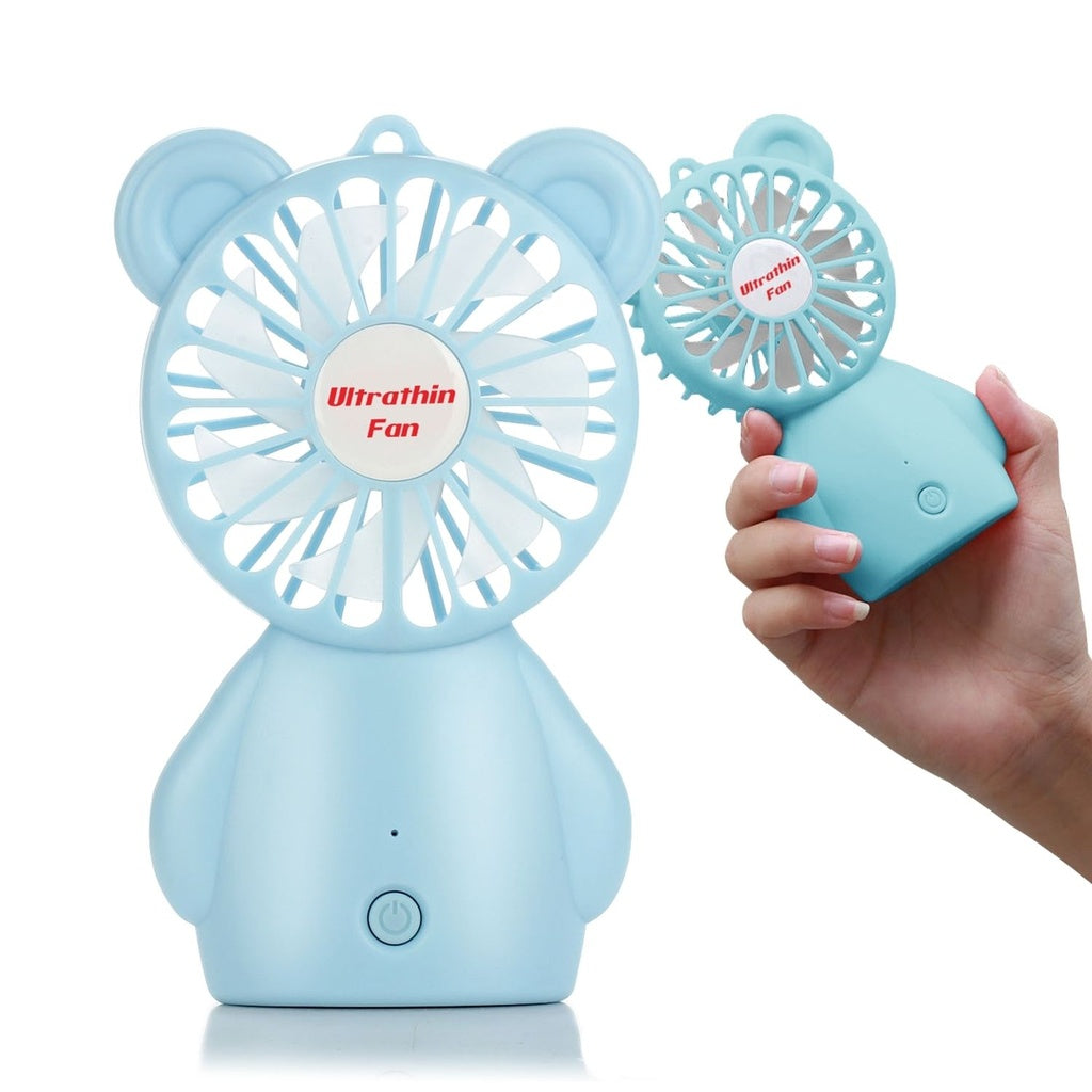 Rechargeable Handheld Fan (Blue)