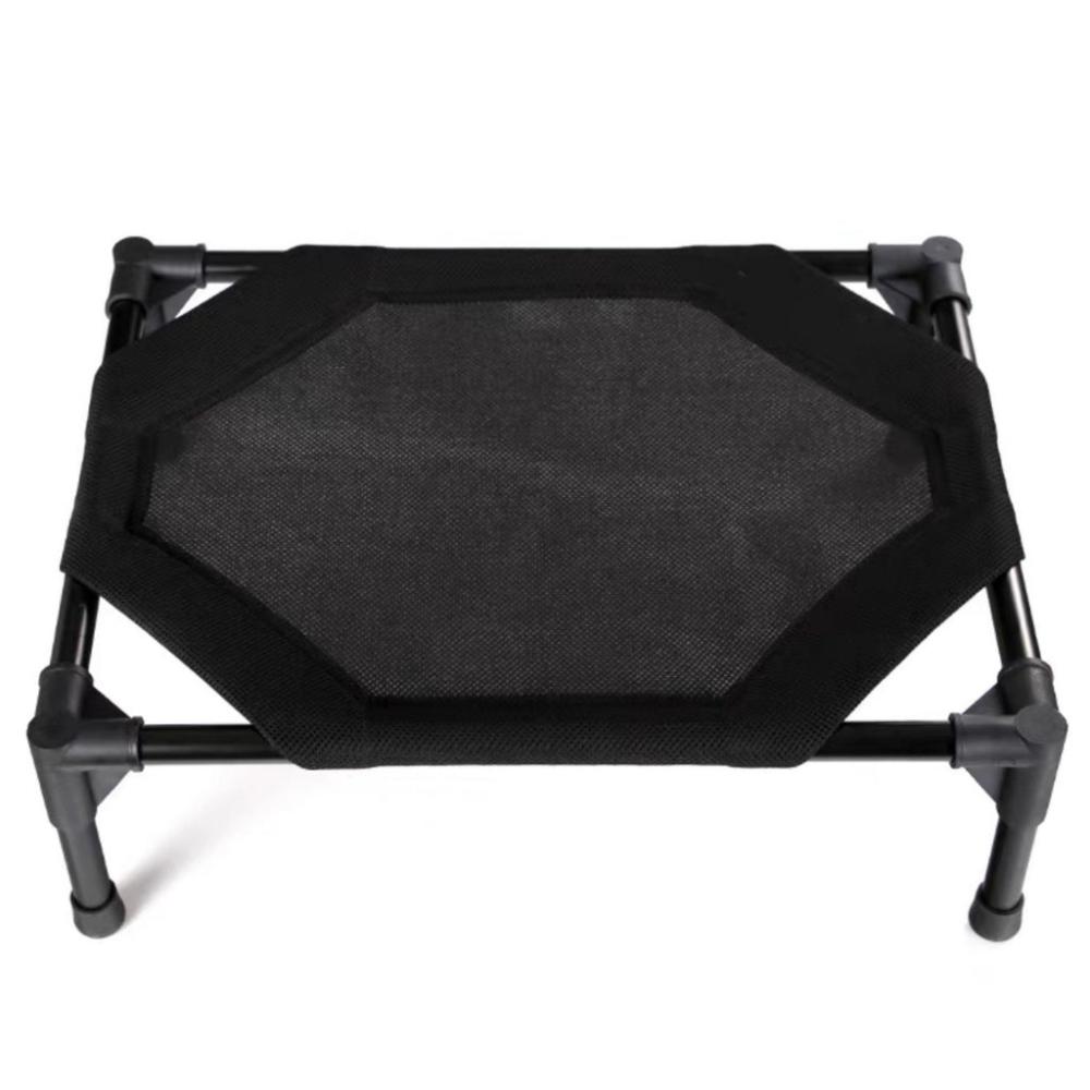 Luxurious Elevated Pet Bed (Medium - Black)