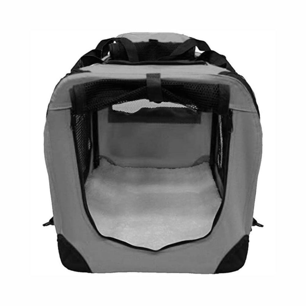 Portable Pet Carrier - M Size (Grey)