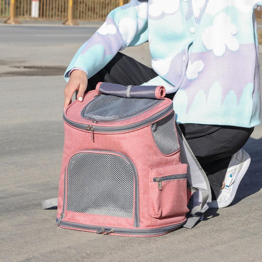 Comfortable Ventilation  Pet Backpack (Pink)