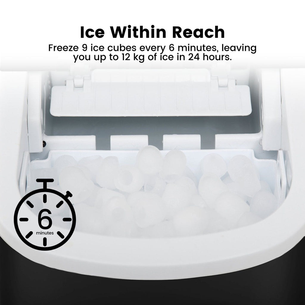 Ice Maker Machine Black - 2.2L