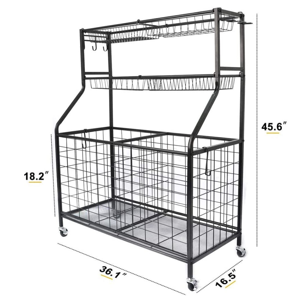 Durable Space Saving Ball Storage Rack