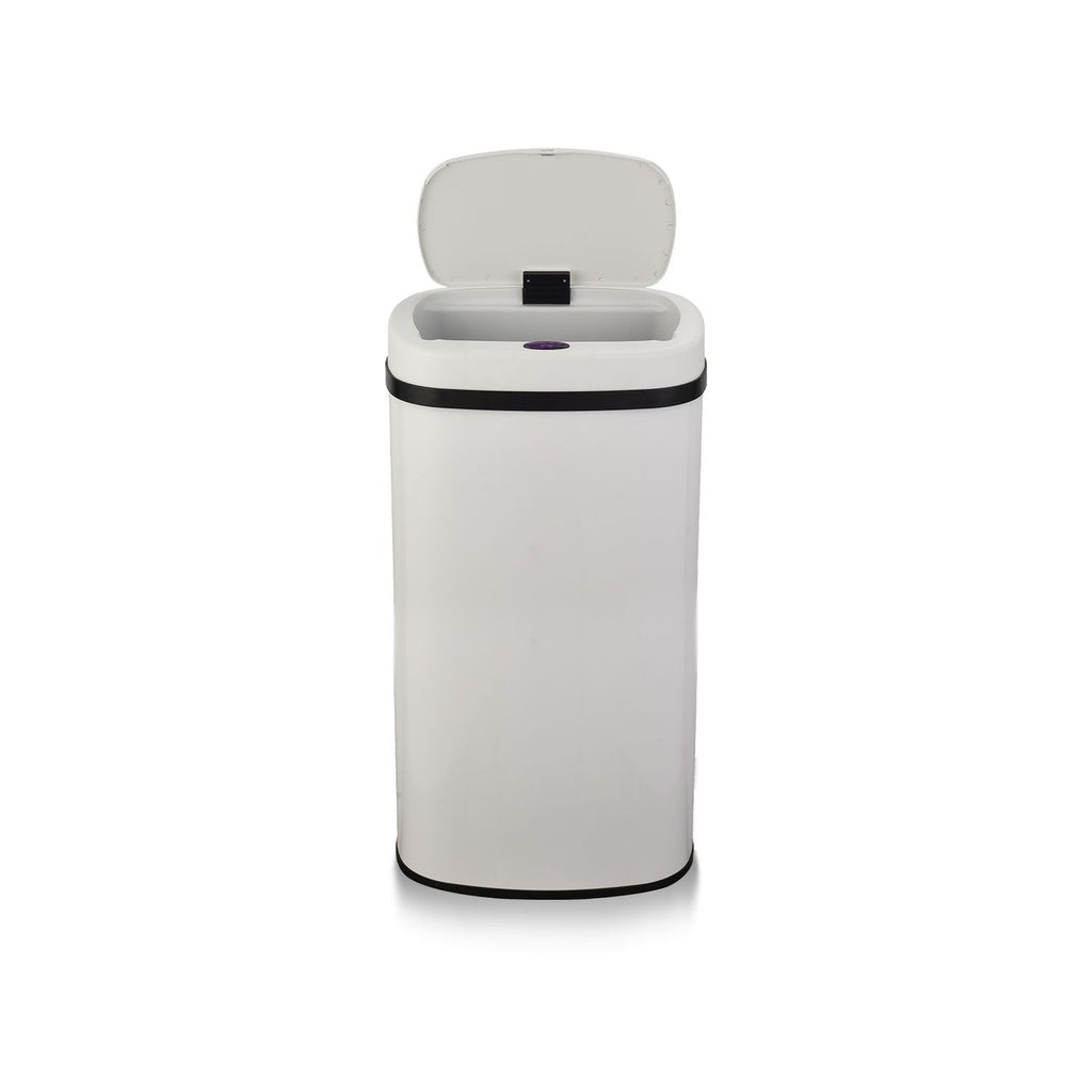 White Oval Sensor Bin 70L