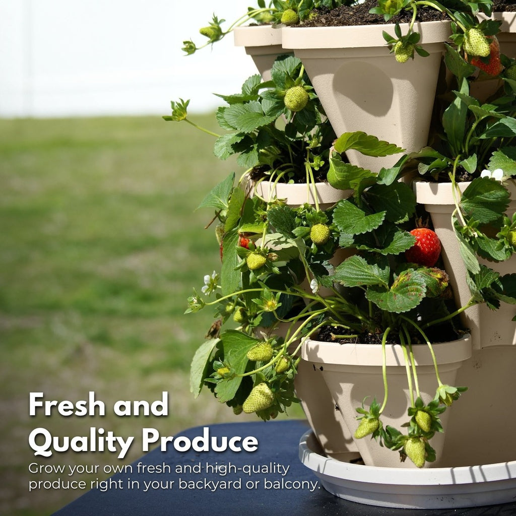 5 Tier Stacking Planter Vertical Garden (45cm)