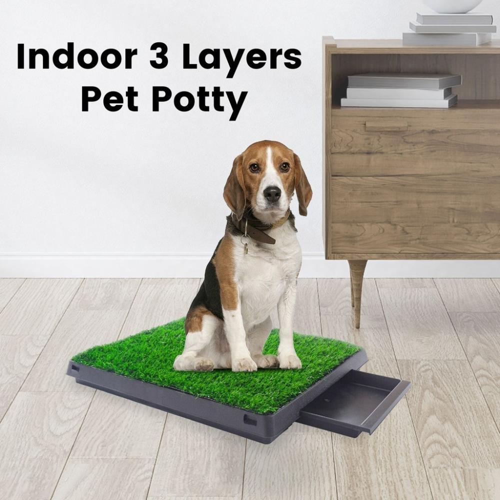 Pet Grass Training Potty Grass Mat - 2 Pieces